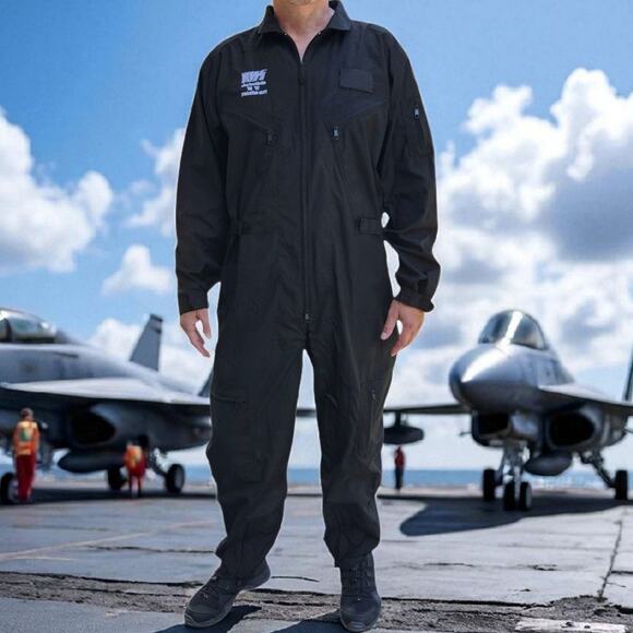 KISS Alive Worldwide '96 '97 Tour production staff flight suit jumpsuit Size L - Picture 11 of 11